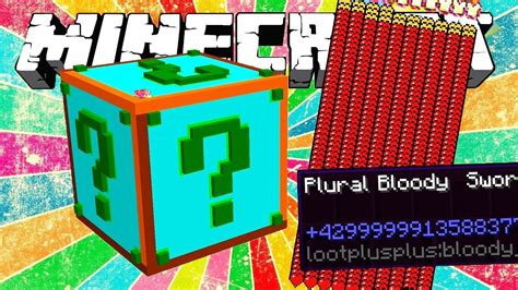 minecraft plural lucky block mod.